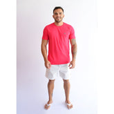 CAMISETA BASICA MASC BRENDON ROSA PINK ROSA PINK